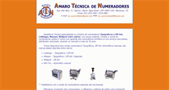 Desktop Screenshot of amaronumeradores.com