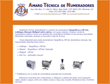 Tablet Screenshot of amaronumeradores.com